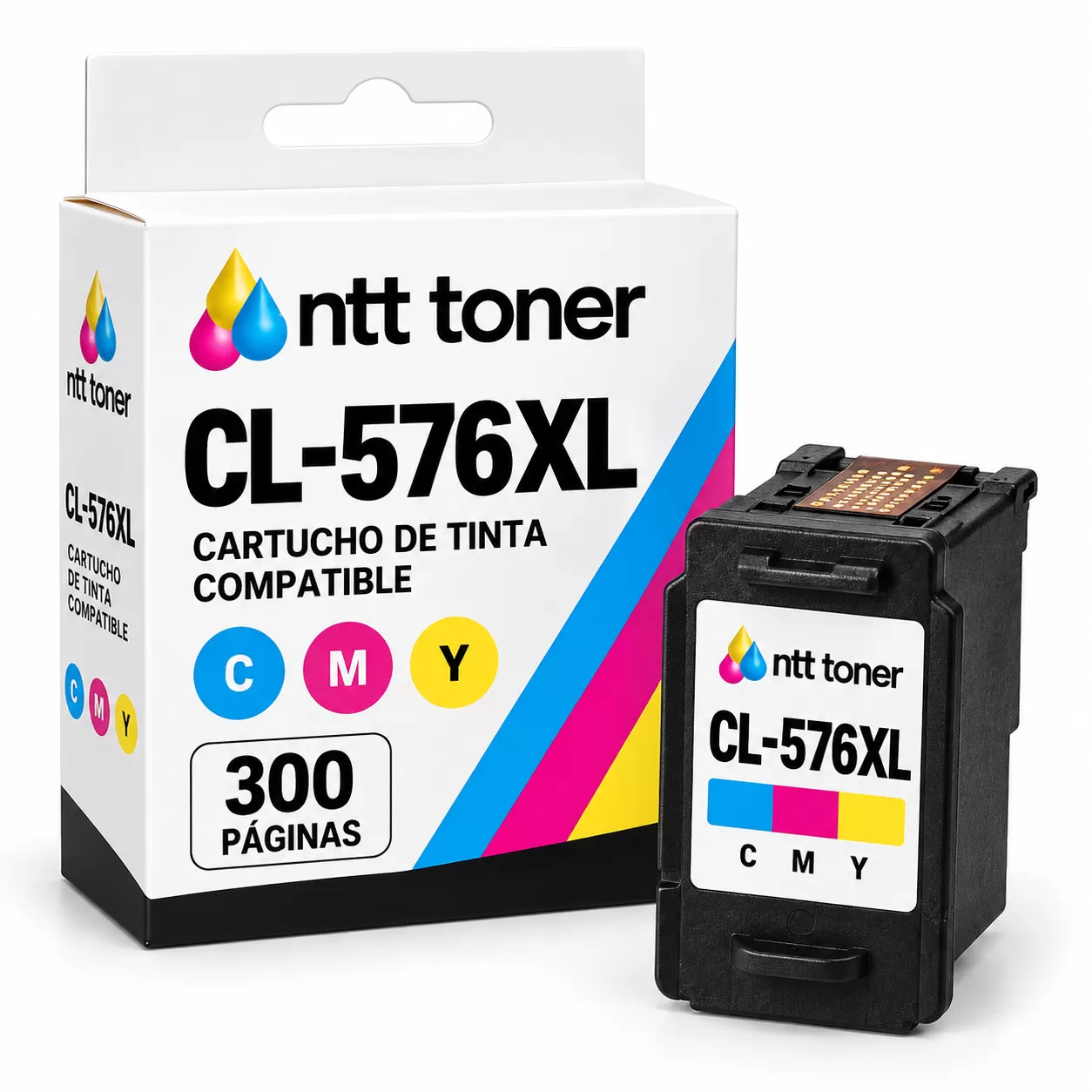 Cartucho Tinta Canon CL576XL Color Compatible